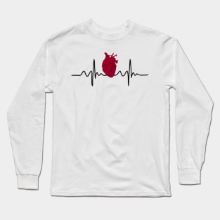 Heart beat Long Sleeve T-Shirt